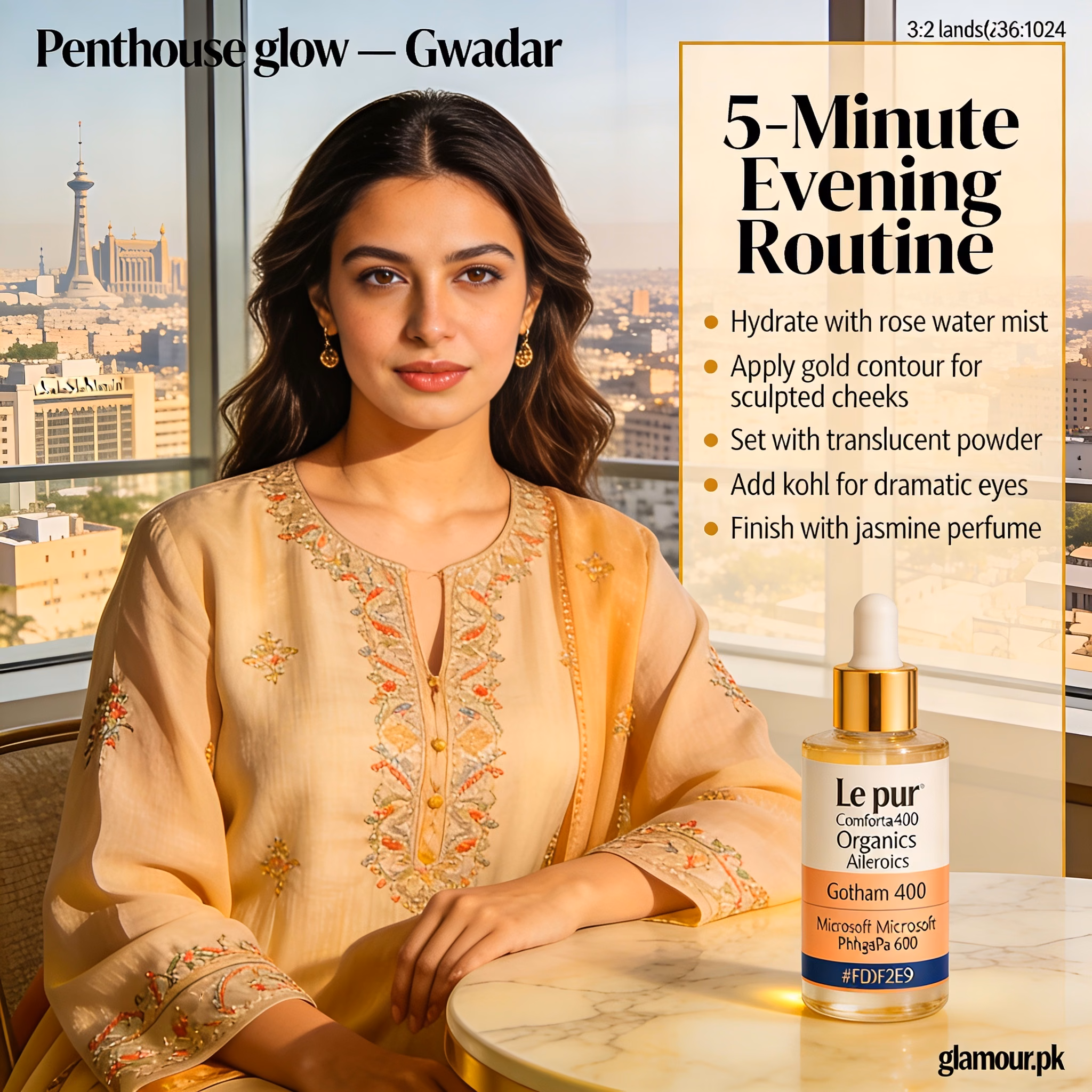 Organic Vitamin C Serum Pakistan results Pakistan - even radiant skin after organic care